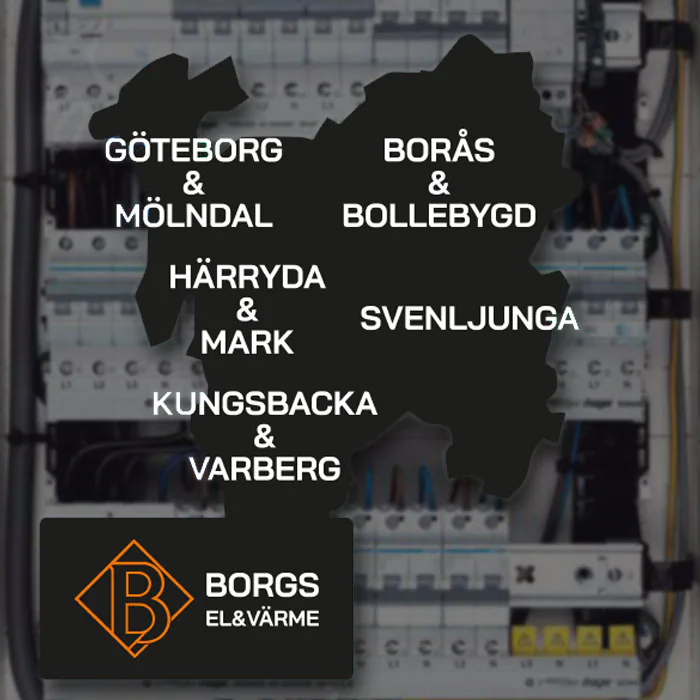 Borgs El & Värme utför elinstallationer i hela Västsverige